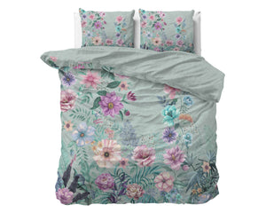 Bettbezug Flore blau 240 x 220 cm