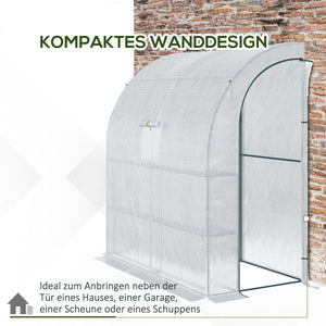 Foliengewächshaus 200x100x215cm Tomatengewächshaus Treibhaus