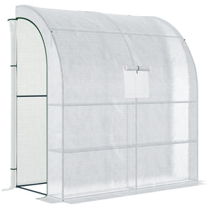 Foliengewächshaus 200x100x215cm Tomatengewächshaus Treibhaus