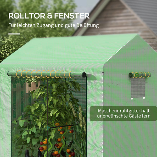 Foliengewächshaus 200x140x200cm Gewächshaus