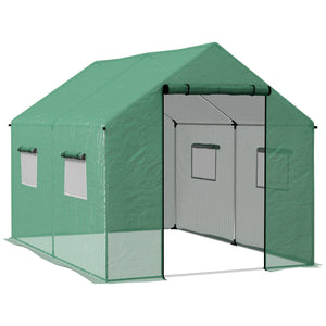 Foliengewächshaus 2x3x2m Folientunnel Treibhaus