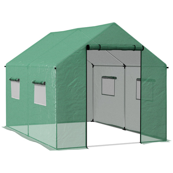 Foliengewächshaus 2x3x2m Folientunnel Treibhaus