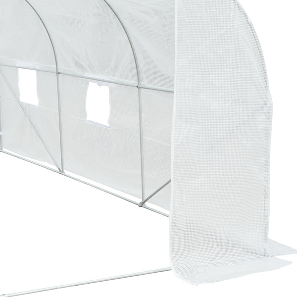 Foliengewächshaus 3.5x3x3m Gewächshaus Folientunnel