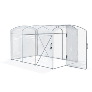 Foliengewächshaus 3x195x2m Folientunnel Treibhaus