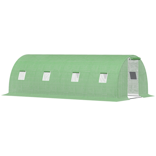 Foliengewächshaus 6x3x2m Folientunnel Treibhaus