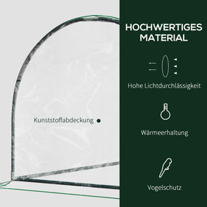 Foliengewächshaus Frühbeet 200x100x80cm Treibhaus