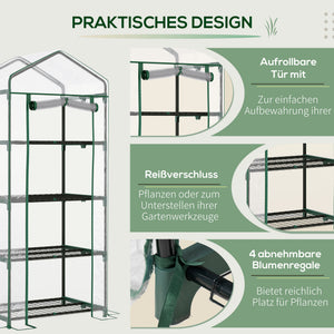 Foliengewächshaus Frühbeet 70x50x160cm Pflanzenhaus