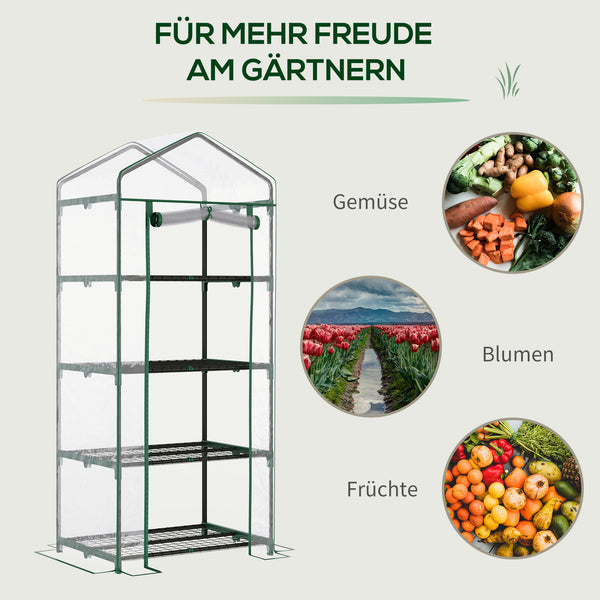 Foliengewächshaus Frühbeet 70x50x160cm Pflanzenhaus