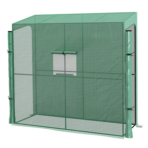 Foliengewächshaus Gewächshaus 200x80x200cm Treibhaus