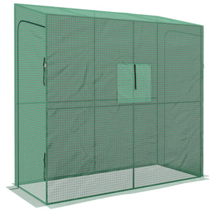 Foliengewächshaus Gewächshaus 200x80x200cm Treibhaus