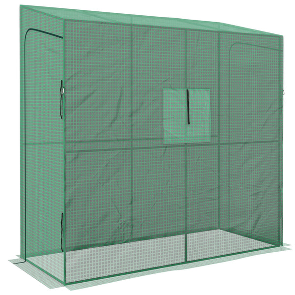 Foliengewächshaus Gewächshaus 200x80x200cm Treibhaus