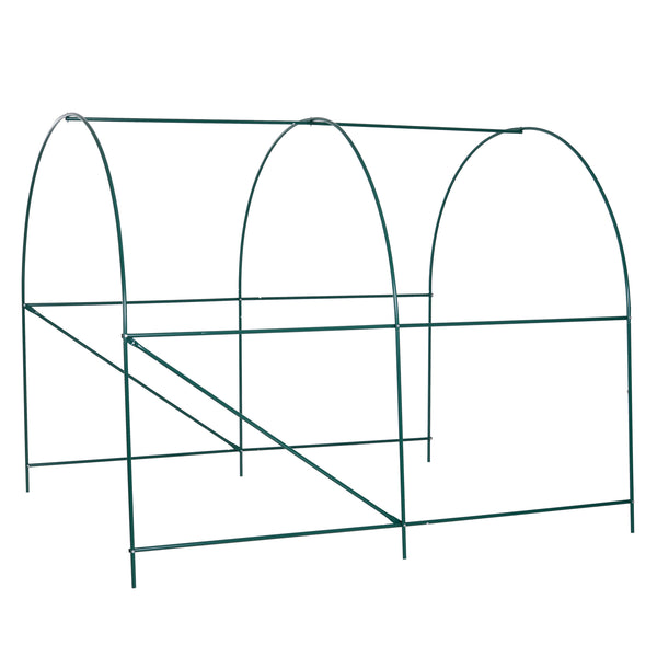 Foliengewächshaus Gewächshaus Folientunnel 250x200x200cm