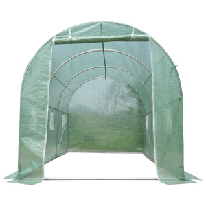 Foliengewächshaus Gewächshaus Folientunnel 400x200x190cm