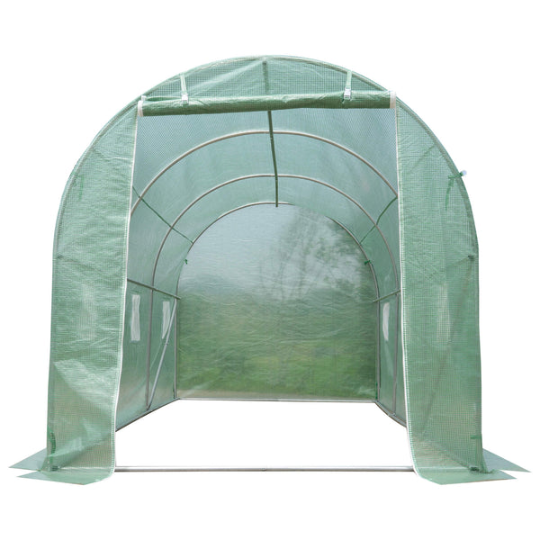 Foliengewächshaus Gewächshaus Folientunnel 400x200x190cm