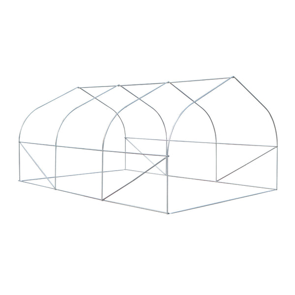 Foliengewächshaus Gewächshaus Folientunnel 450x300x200cm
