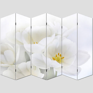 Foto-Paravent Paravent Raumteiler 180x240cm, Orchidee