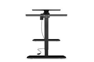 Struttura del tavolo scrivania in piedi nera 160 cm