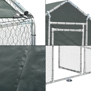 Freilaufgehege Wels 3x2x2m mit Sonnenschutz