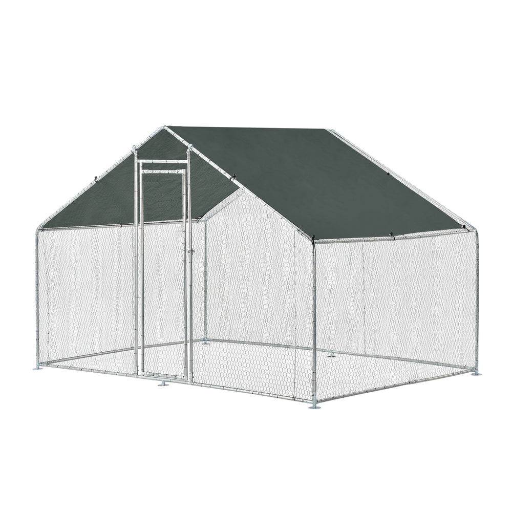 Recinto esterno per pesci gatto 3x2x2m con protezione solare