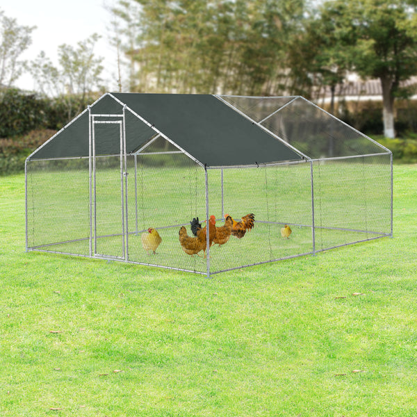 Freilaufgehege Wels 3x4x2m mit Sonnenschutz