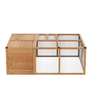 Freilaufgehege Kaninchen Holz faltbar 160 x 119 x 60 cm