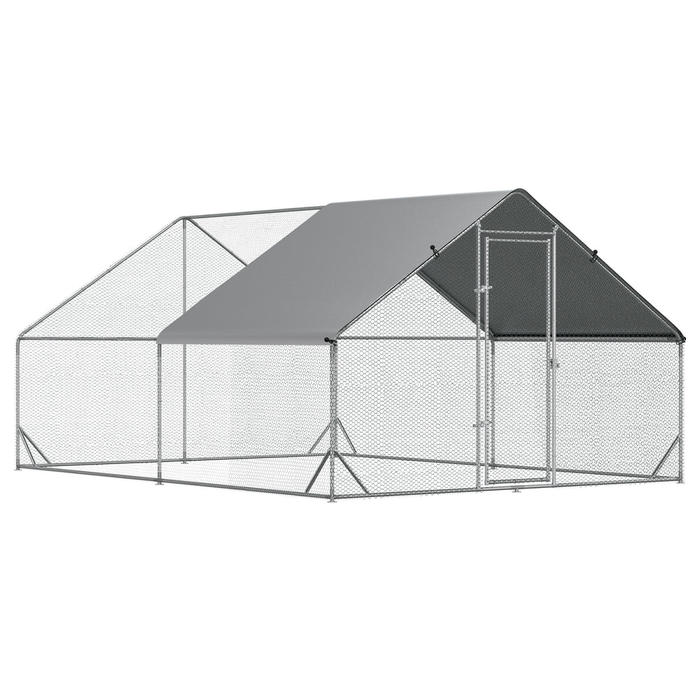 Recinto esterno con tetto ombreggiante 3x4x2 m