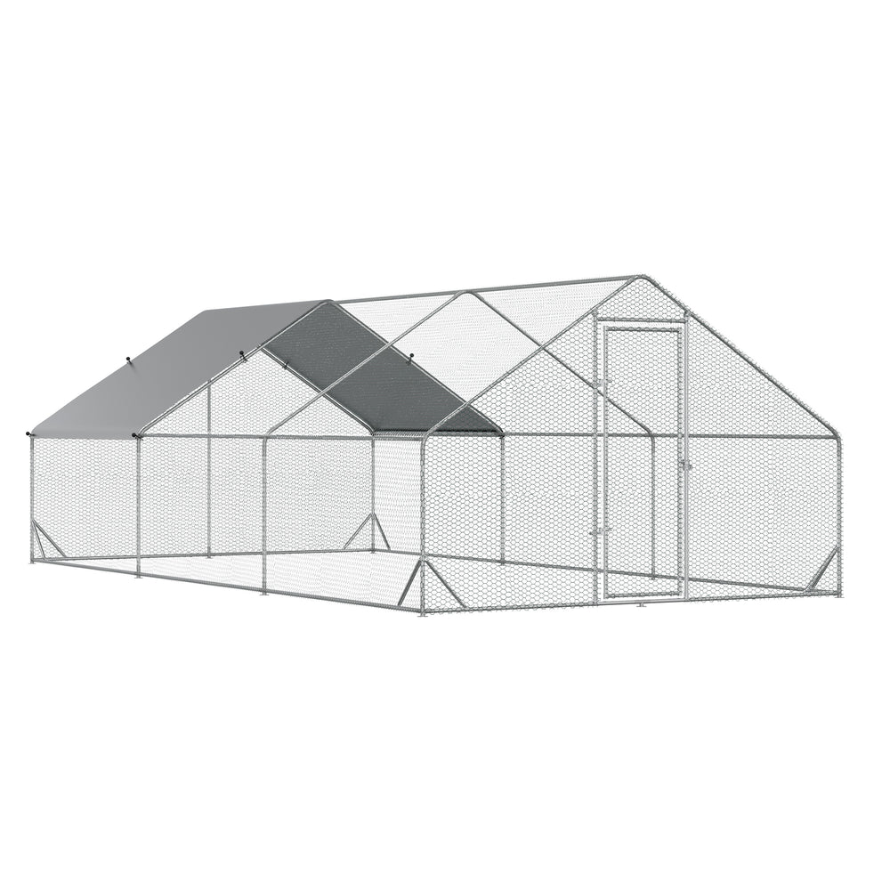 Recinto esterno con tetto ombreggiante 3x6x2 m