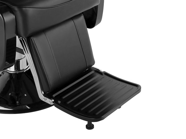 Friseurstuhl Leder 110 x 69 x 97 - 110 cm schwarz
