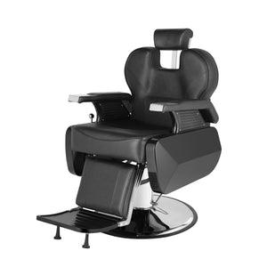 Friseurstuhl Leder 110 x 69 x 97 - 110 cm schwarz