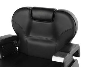 Friseurstuhl Leder 110 x 69 x 97 - 110 cm schwarz