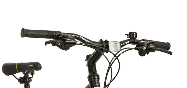 TOTEM vollgefedertes MTB, schwarz/grün - Rahmen: 46cm