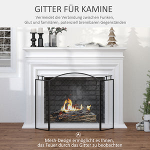 Funkengitter Funkenschutzgitter 126x76cm Funken-Netz