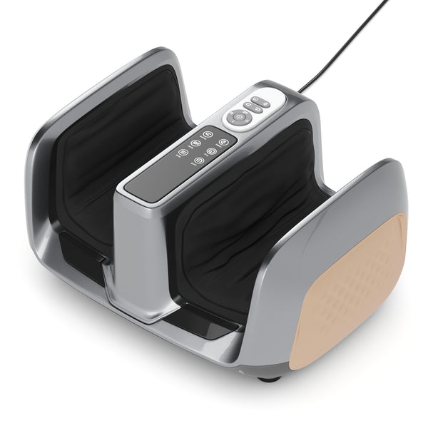 Fussmassagegerät mit Wärmefunktion grau/beige
