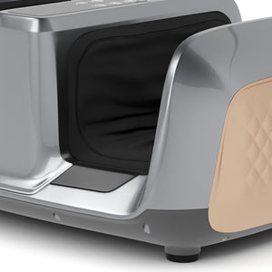 Fussmassagegerät mit Wärmefunktion grau/beige