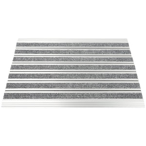 Fussmatte Aluminium 60 x 40 cm silber/grau