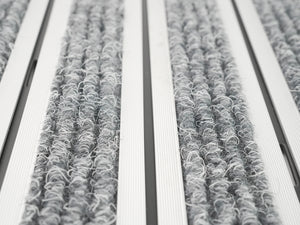 Fussmatte Aluminium 60 x 40 cm silber/grau