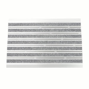 Fussmatte Aluminium 60 x 40 cm silber/grau