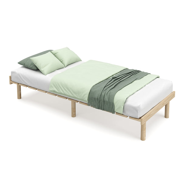 Futonbett Holzbett KIOTO 90 x 200 cm
