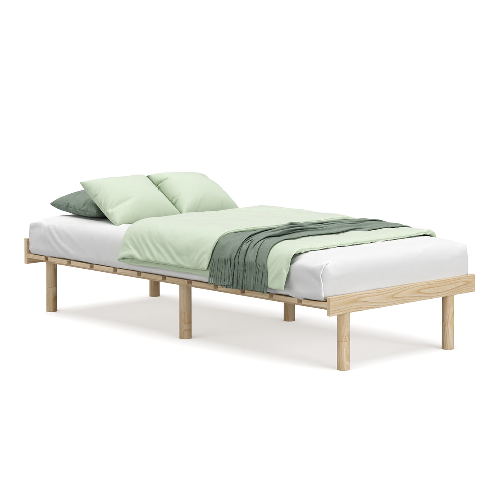 Futon bed, wooden bed KIOTO 90 x 200 cm