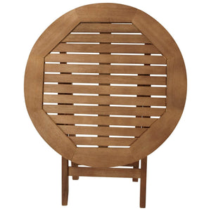 Klapp - Beistelltisch SAIGON 48cm rund, Eukalyptus geölt, FSC®-zertifiziert