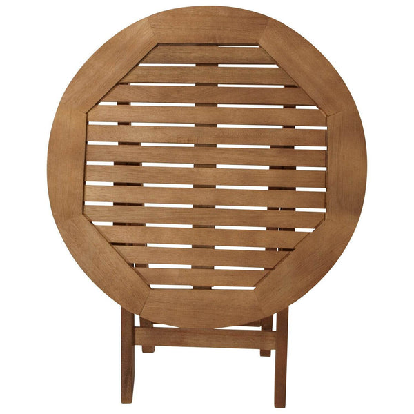 Klapp - Beistelltisch SAIGON 48cm rund, Eukalyptus geölt, FSC®-zertifiziert