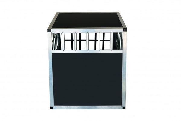 Alu Hundebox mit geneigter Rückseite, gross
