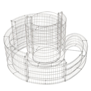 Gabione Kräuterspirale 90 x 110 x 60 cm