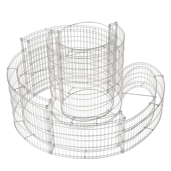Gabione Kräuterspirale 90 x 110 x 60 cm