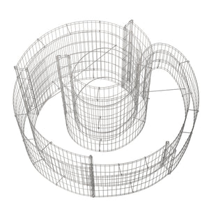 Gabione Kräuterspirale 90 x 110 x 60 cm