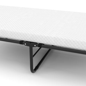 Gästebett faltbar mit Matratze 90 x 200 cm