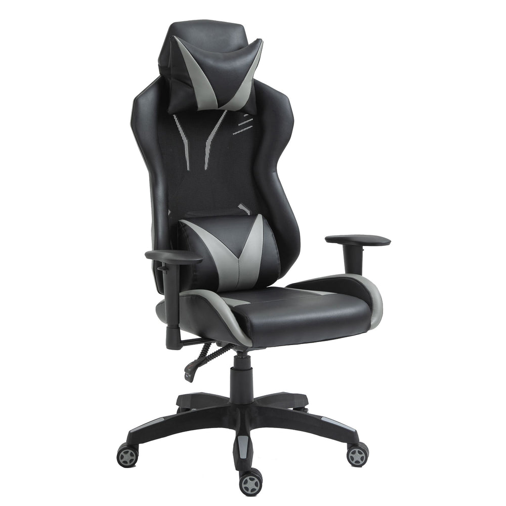 Gaming chair, office chair, black/grey