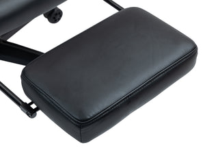 Gaming chair, office chair, leather with massage function, ITAN black