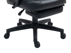 Gaming chair, office chair, leather with massage function, ITAN black