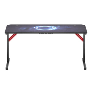Gamingtisch 160 x 70 x 75 cm schwarz